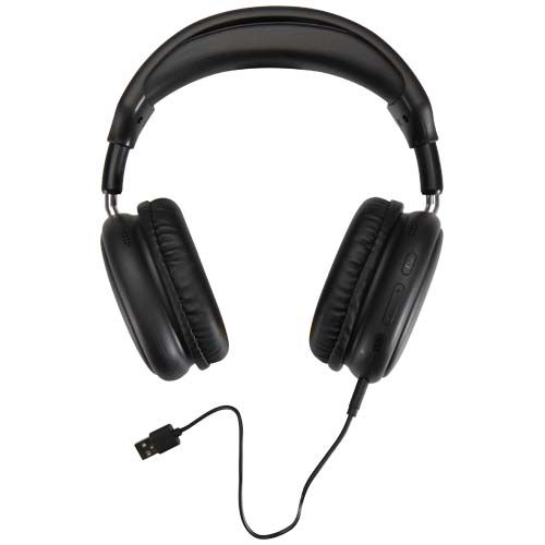black Auriculares inalámbricos Bluetooth® de plástico reciclado