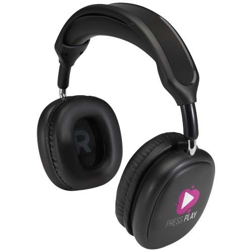 black Auriculares inalámbricos Bluetooth® de plástico reciclado