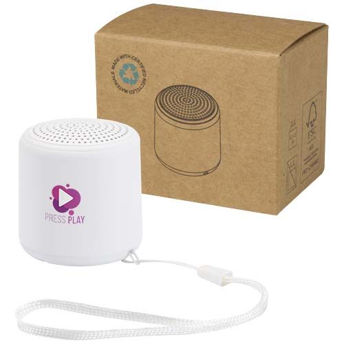 Altavoz inalámbrico Bluetooth® de plástico reciclado de 3 W 