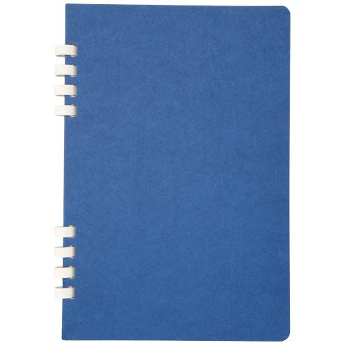 Cuaderno A5 tapa dura con espiral de material reciclado RCS 