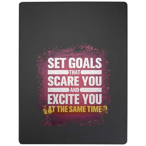 black Portapapeles A4 con cierre magnético y bolígrafo de material reciclado RCS (tinta negra)