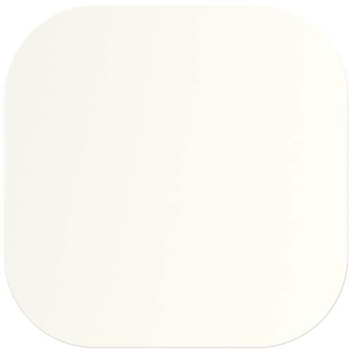 white Posavasos cuadrado