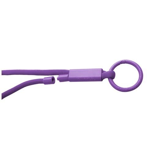 purple Lanyard con tubo de plástico reciclado