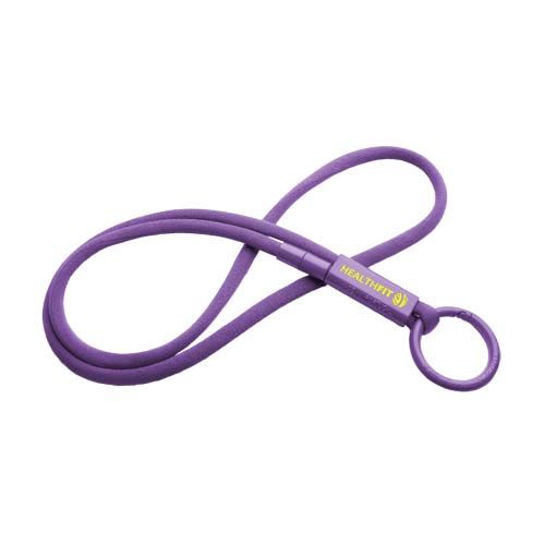 purple Lanyard con tubo de plástico reciclado
