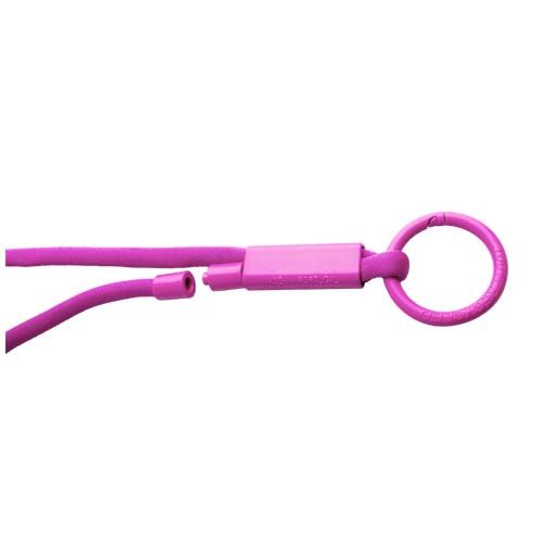 pink Lanyard con tubo de plástico reciclado
