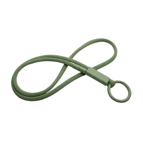 oliva Lanyard con tubo de plástico reciclado