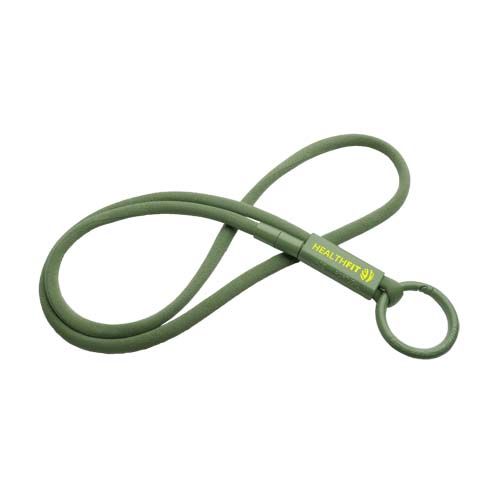 oliva Lanyard con tubo de plástico reciclado