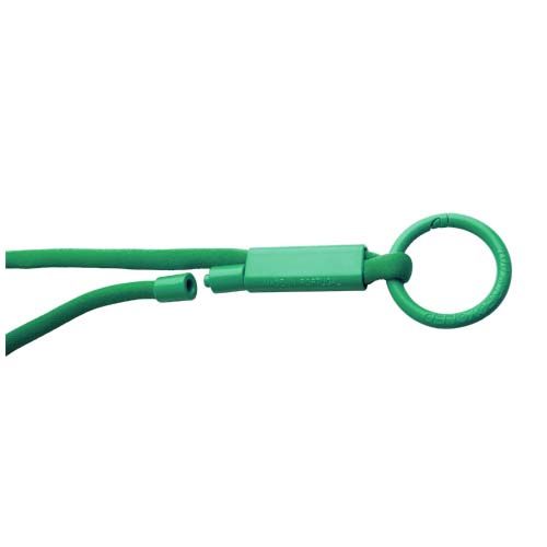 green Lanyard con tubo de plástico reciclado