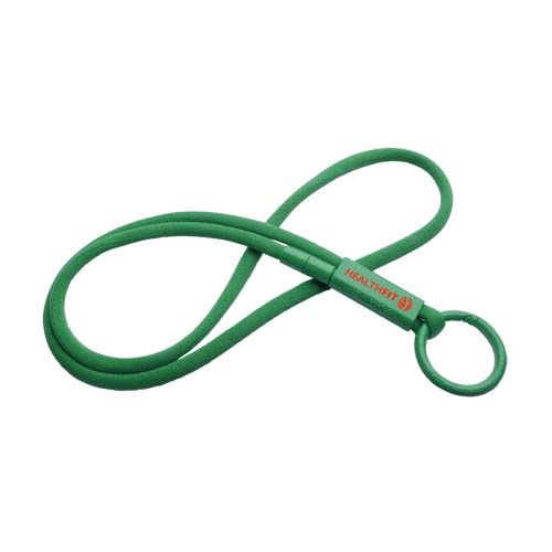 green Lanyard con tubo de plástico reciclado