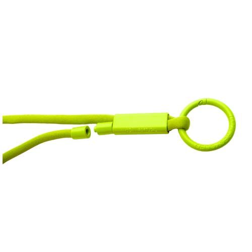 verde lima Lanyard con tubo de plástico reciclado
