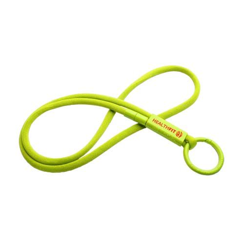 verde lima Lanyard con tubo de plástico reciclado