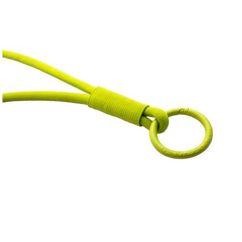 yellow Lanyard con tubo elástico