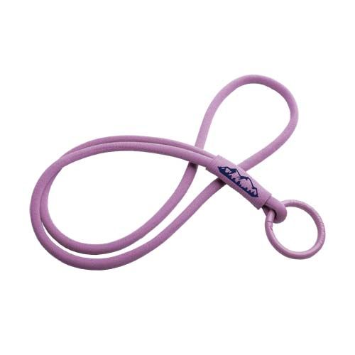 lila Lanyard con tubo elástico