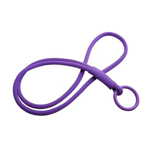 purple Lanyard con tubo elástico