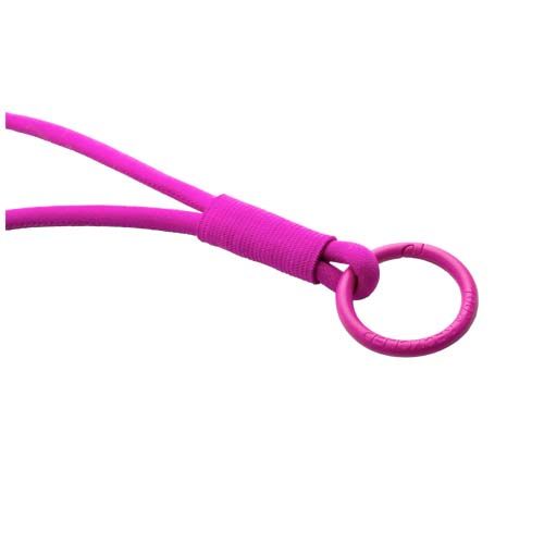 pink Lanyard con tubo elástico