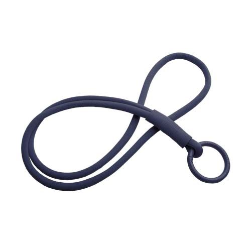 azul noche Lanyard con tubo elástico