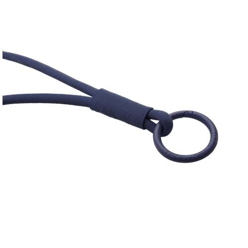 azul noche Lanyard con tubo elástico