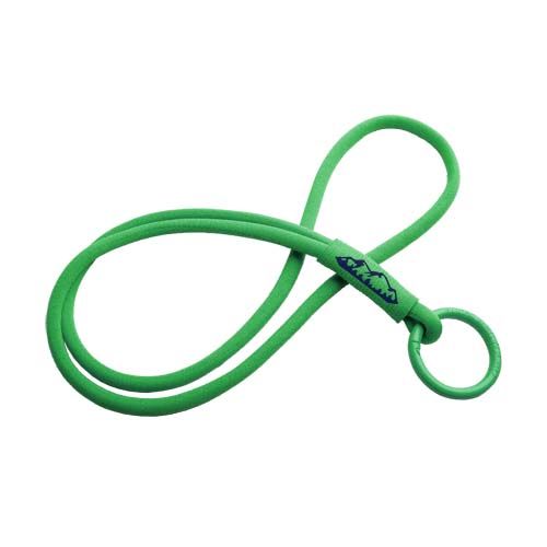 green Lanyard con tubo elástico