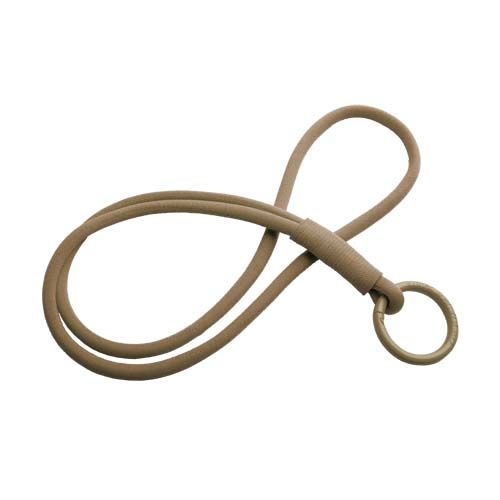 bronce Lanyard con tubo elástico