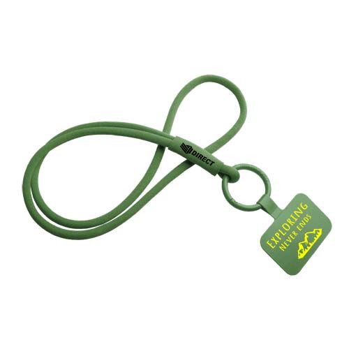 oliva Lanyard con soporte para teléfono con tubo elástico
