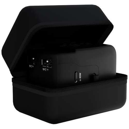 black Adaptador universal de viaje