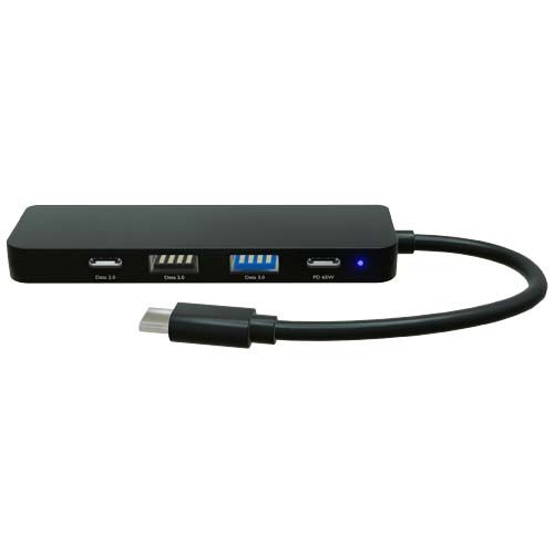 black Hub USB 5 en 1