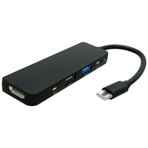 black Hub USB 5 en 1