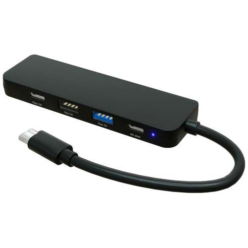black Hub USB 5 en 1