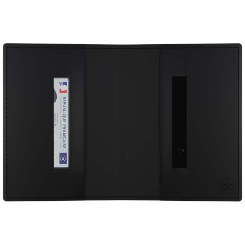 black Funda para pasaporte con etiqueta inteligente