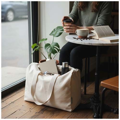 natural Bolsa de viaje y funda de algodón orgánico