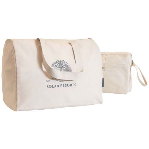 natural Bolsa de viaje y funda de algodón orgánico