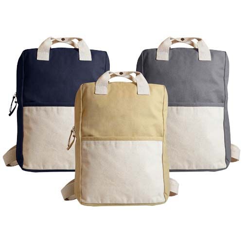 gray Mochila de algodón orgánico