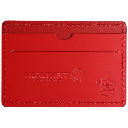 red Tarjetero de piel reciclada