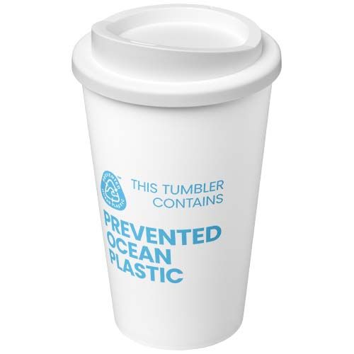 white Vaso con aislamiento de 350 ml