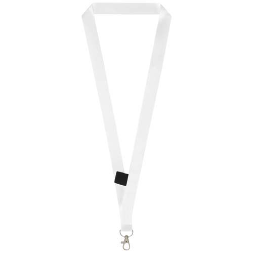 negro/blanco Lanyard de sublimación con soporte