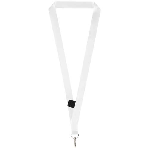 negro/blanco Lanyard de sublimación con soporte