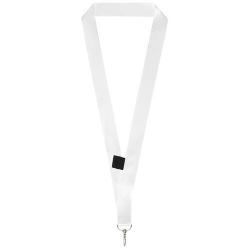 negro/blanco Lanyard de sublimación con soporte