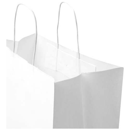 Sac en papier Kraft 80 à 90 g/m2 avec poignées torsadées 32 x 17 x 39 cm - 4