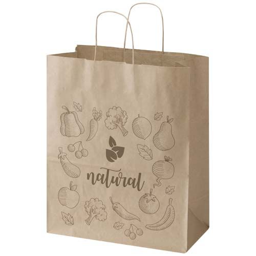 BOLSA DE PAPEL DE 80-90 G/M2 CON ASAS RETORCIDAS - 32 X 17 X 39 CM 