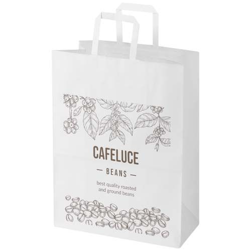 BOLSA DE PAPEL DE 80-90 G/M2 CON ASAS PLANAS - 32 X 17 X 39 CM 