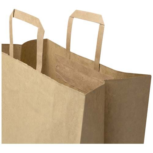 kraft Bolsa de papel de 80-90 g/m2 con asas planas - 32 x 17 x 39 cm
