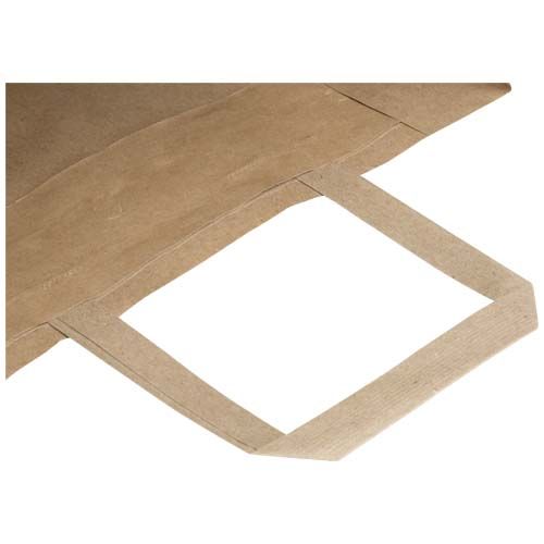 kraft Bolsa de papel de 80 g/m2 con asas planas - 25 x 15 x 32 cm