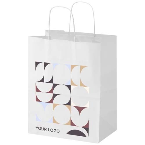 BOLSA DE PAPEL DE 80-90 G/M2 CON ASAS RETORCIDAS - 25 X 15 X 32 CM 