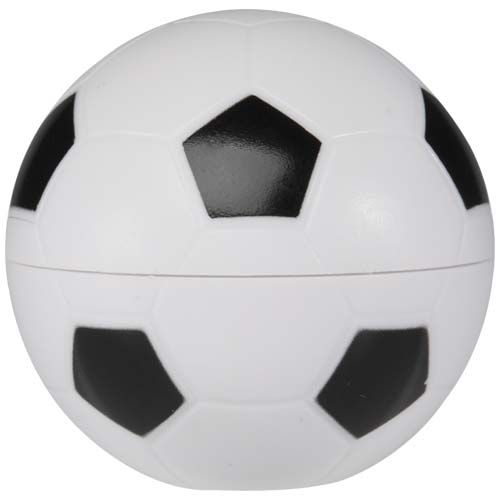 black Bálsamo labial de vainilla con forma de balón de fútbol con FPS 15