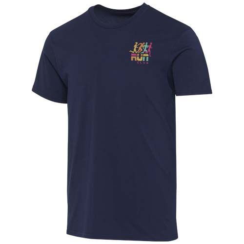 azul marino Camiseta orgánica con certificado OCS de manga corta unisex de 160 g/m²