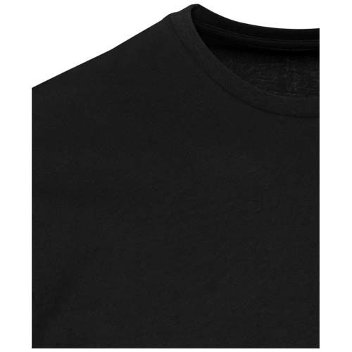black Camiseta orgánica con certificado OCS de manga corta unisex de 160 g/m² Azurite