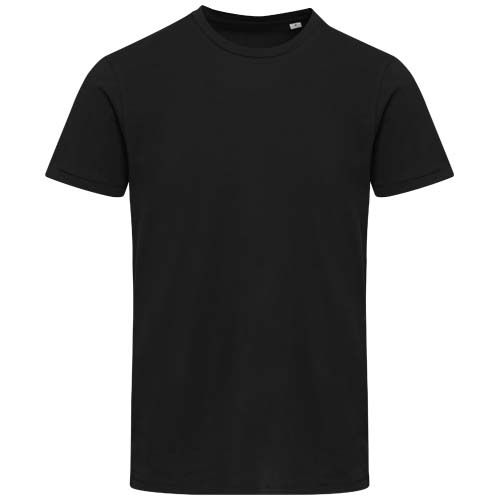 black Camiseta orgánica con certificado OCS de manga corta unisex de 200 g/m² Balfour