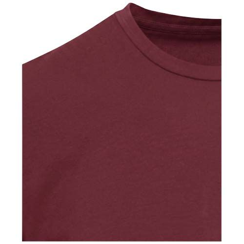 burdeos intenso Camiseta orgánica con certificado OCS de manga corta unisex de 200 g/m² Balfour