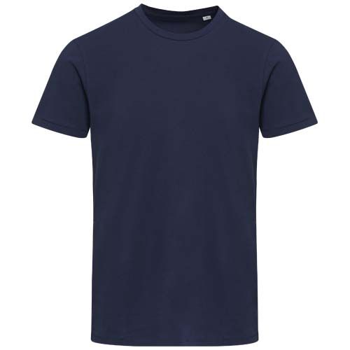 azul marino Camiseta orgánica con certificado OCS de manga corta unisex de 200 g/m² Balfour