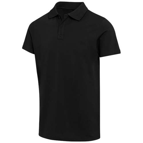 Polo orgánico con certificado OCS de manga corta unisex de 180 g/m² Graphite